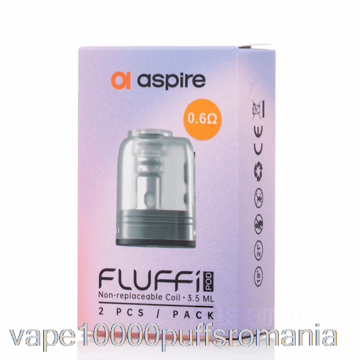 Vape Romania Aspire Fluffi Capsule De înlocuire 0.6ohm Fluffi Capsule